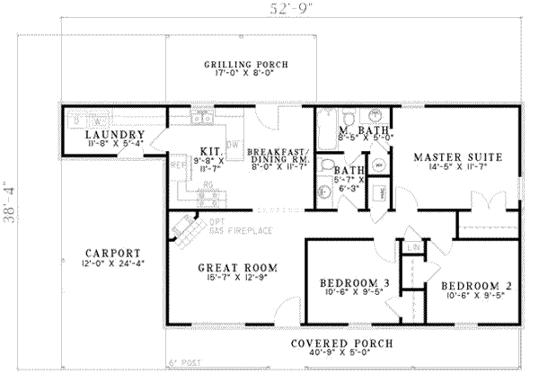 main floor house blueprint