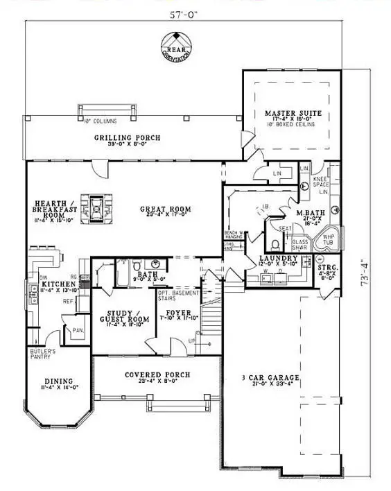 main floor house blueprint