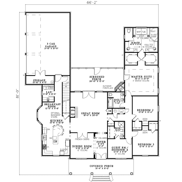 main floor house blueprint