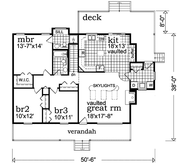 main floor house blueprint