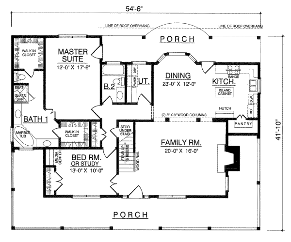 main floor house blueprint