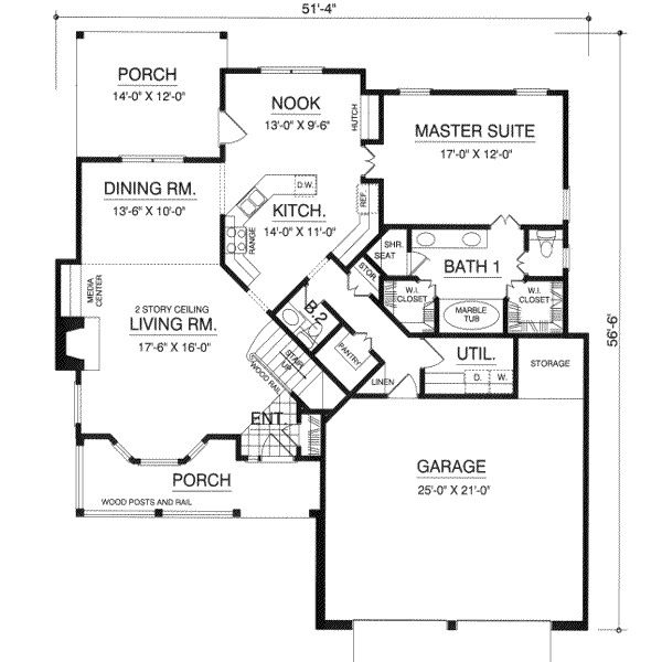 main floor house blueprint