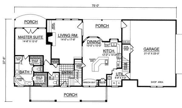 main floor house blueprint