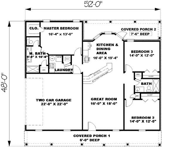 main floor house blueprint