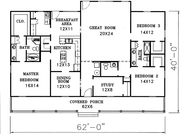 main floor house blueprint