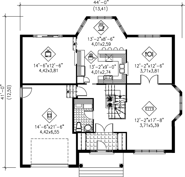 main floor house blueprint