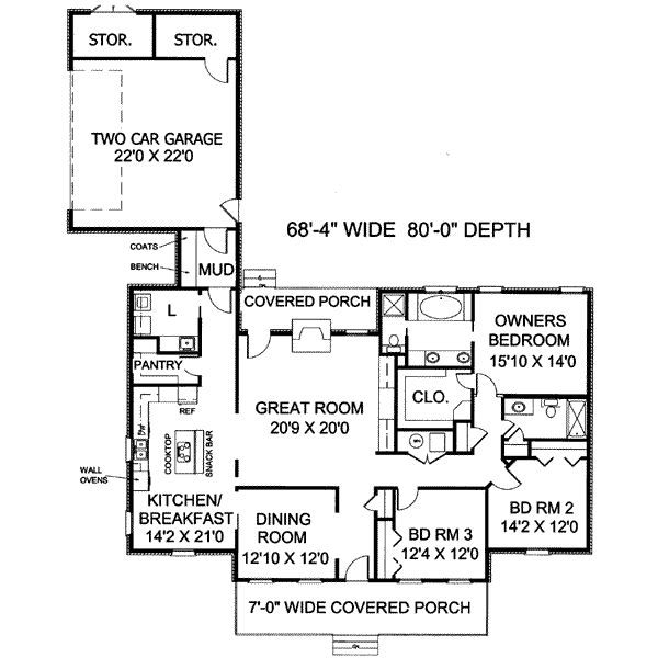 main floor house blueprint