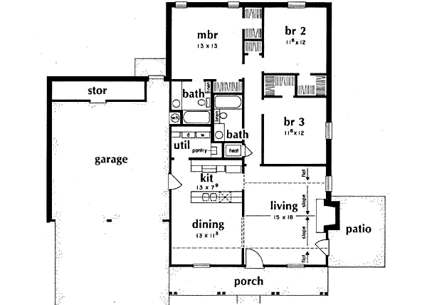 main floor house blueprint
