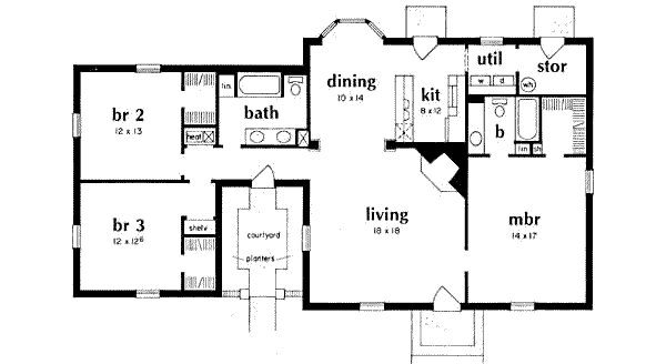 main floor house blueprint