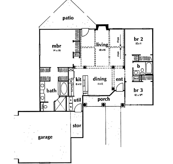 main floor house blueprint