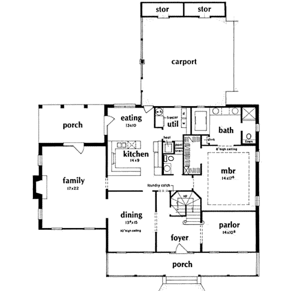 main floor house blueprint
