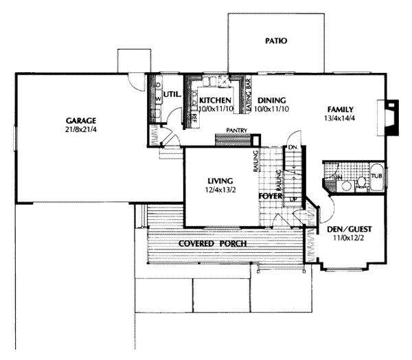 main floor house blueprint