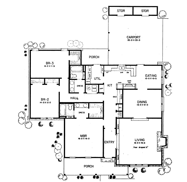 main floor house blueprint