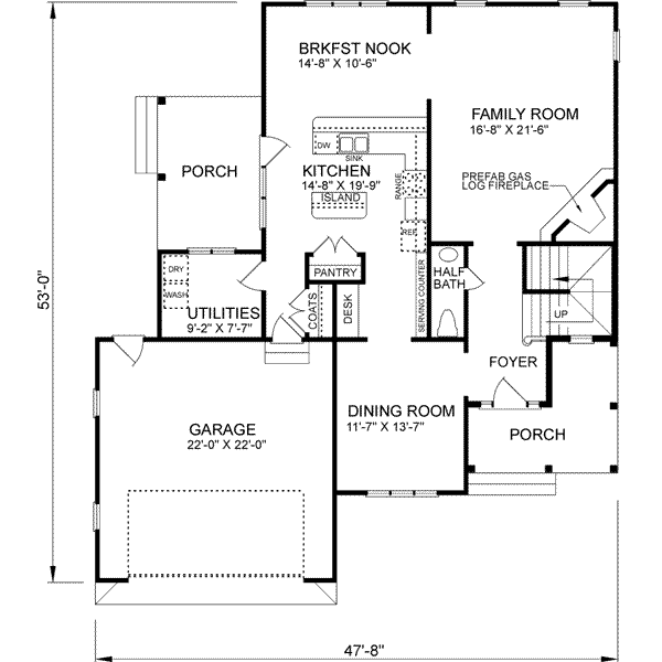 main floor house blueprint