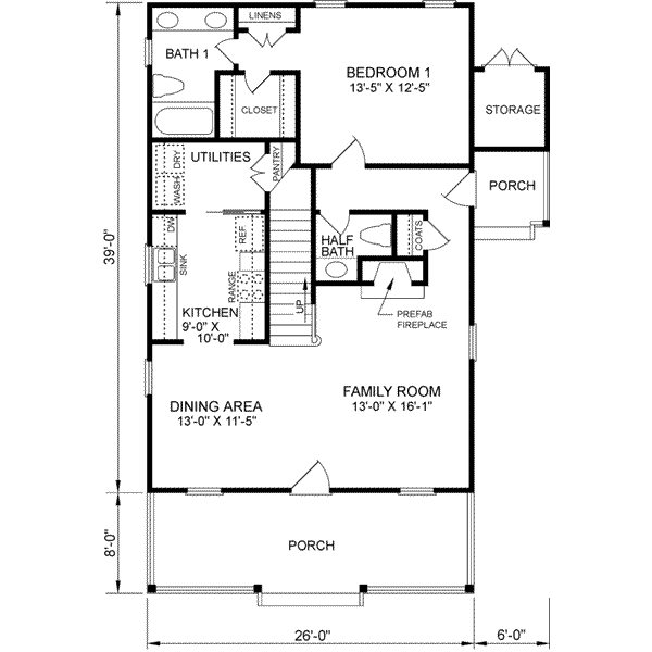 main floor house blueprint