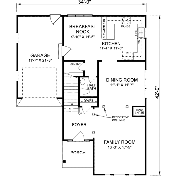 main floor house blueprint