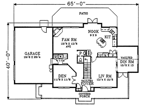 main floor house blueprint