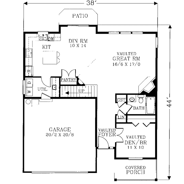 main floor house blueprint