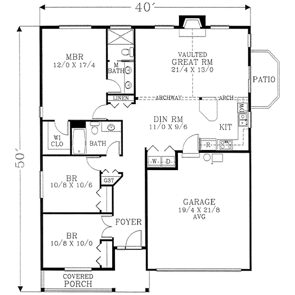 50 Three “3” Bedroom Apartment/House Plans | Roommate, Bedrooms ...