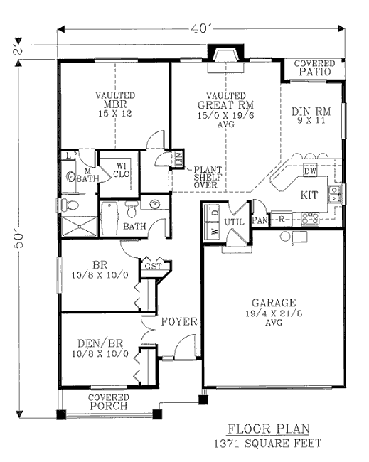 main floor house blueprint