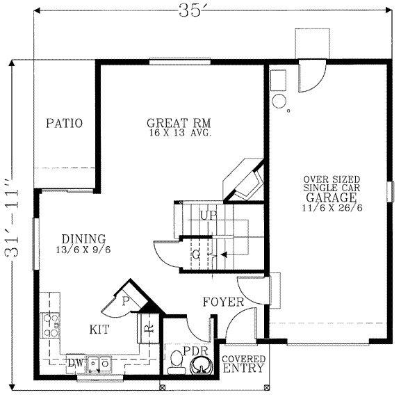 main floor house blueprint