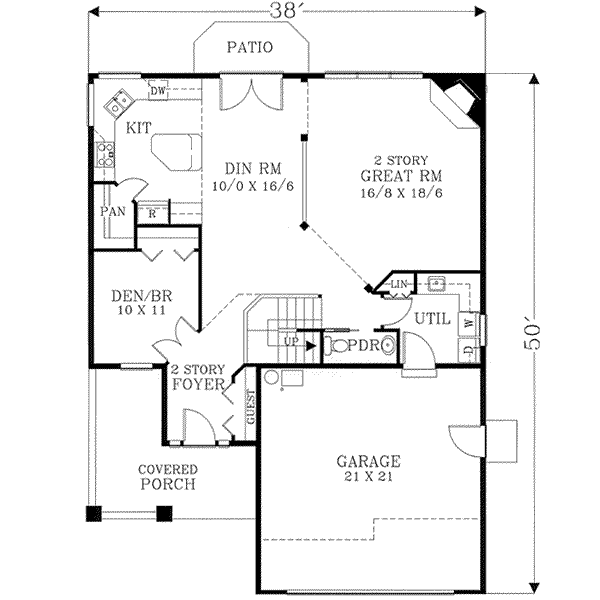 main floor house blueprint