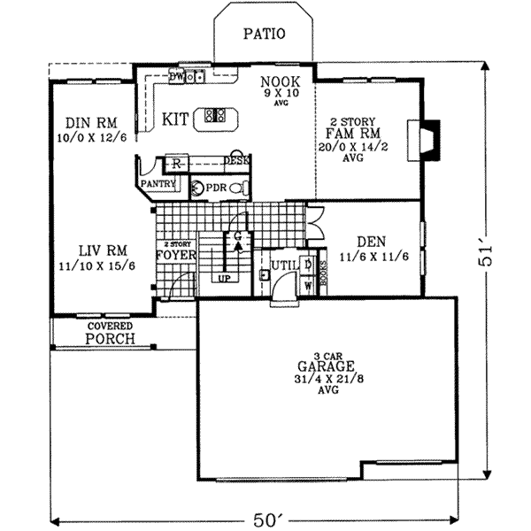 main floor house blueprint