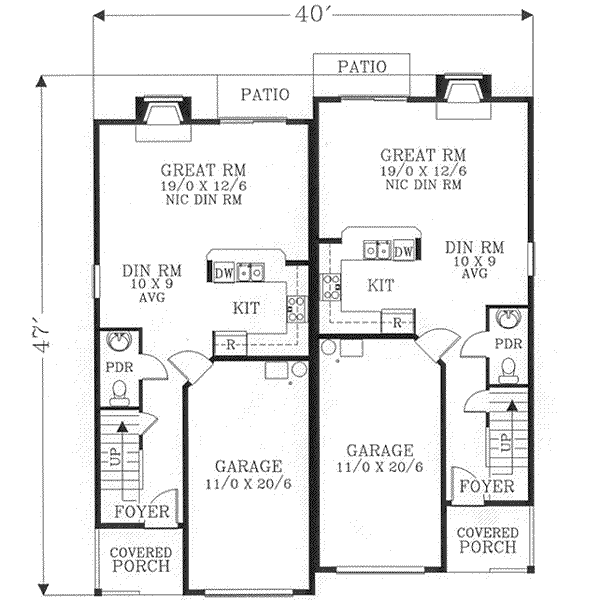 main floor house blueprint
