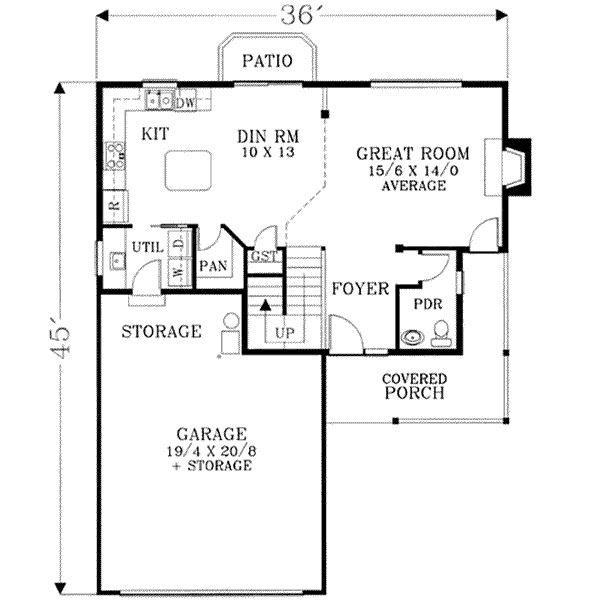 main floor house blueprint