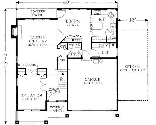 main floor house blueprint