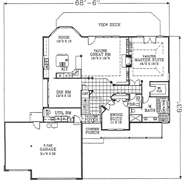 main floor house blueprint