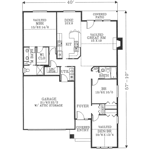 main floor house blueprint