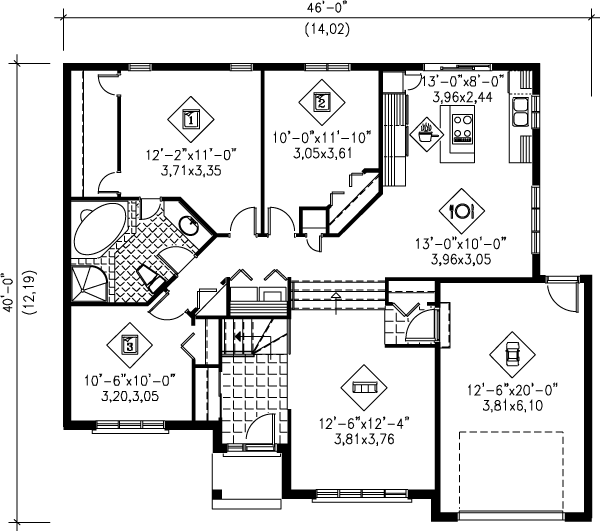 main floor house blueprint