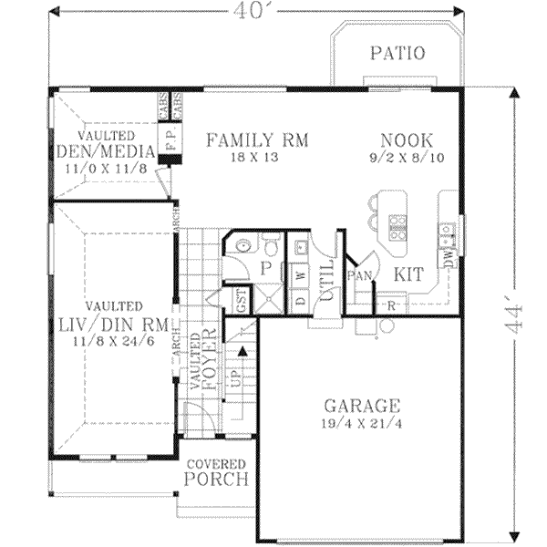 main floor house blueprint