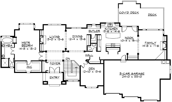main floor house blueprint