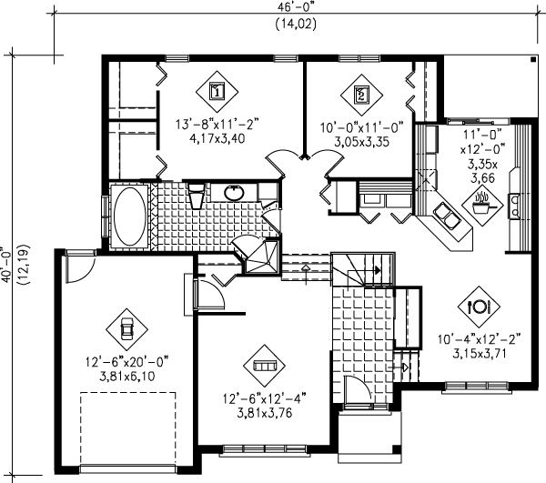 main floor house blueprint