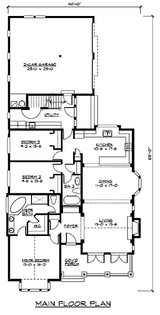 main floor house blueprint