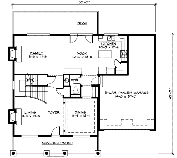 main floor house blueprint