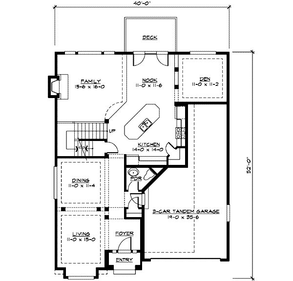 main floor house blueprint