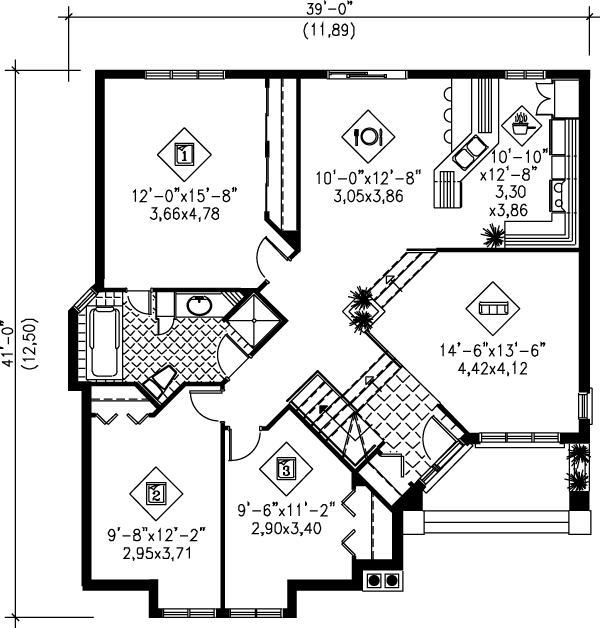 main floor house blueprint