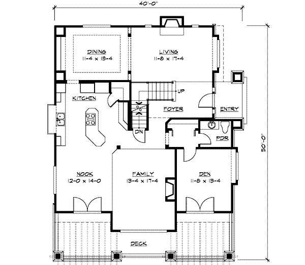 main floor house blueprint