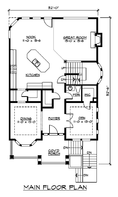 main floor house blueprint