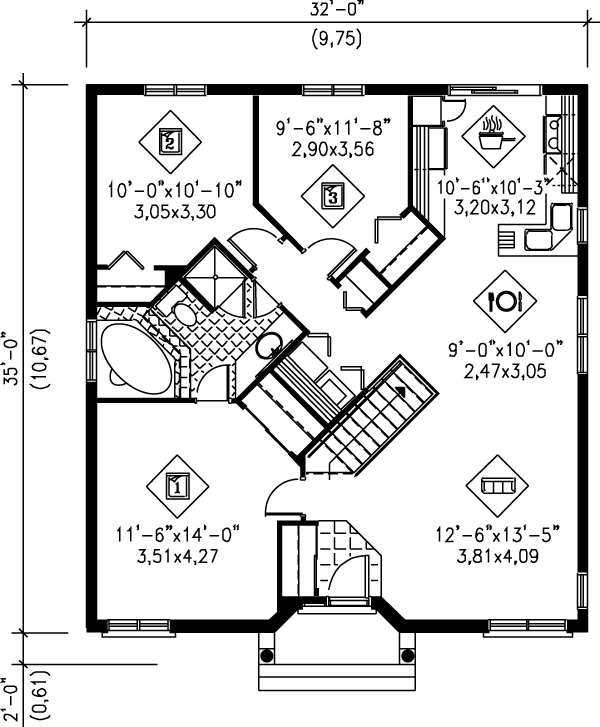 main floor house blueprint