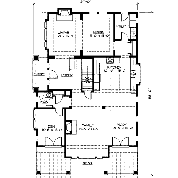 main floor house blueprint