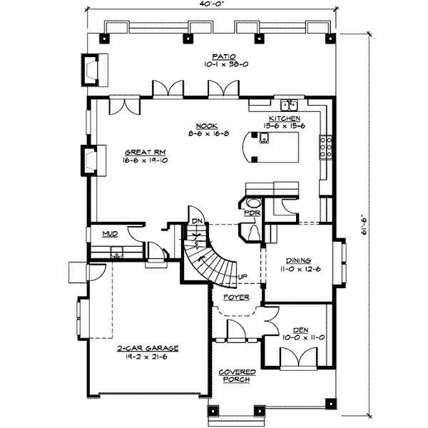 main floor house blueprint