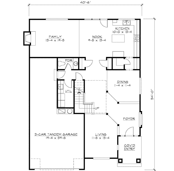 main floor house blueprint