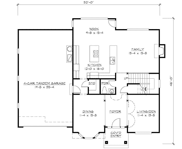 main floor house blueprint