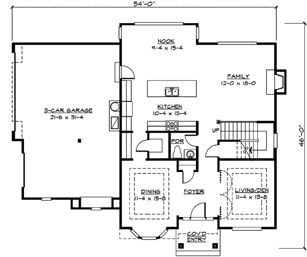 main floor house blueprint