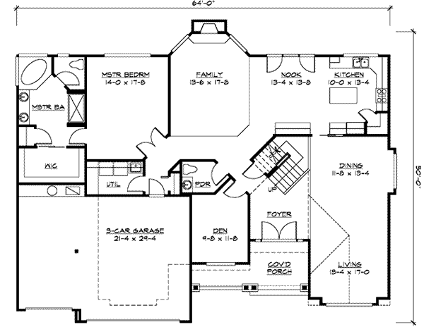 main floor house blueprint