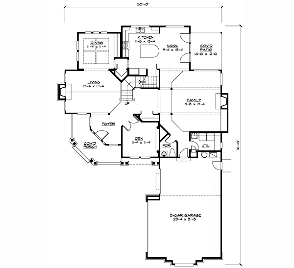 main floor house blueprint
